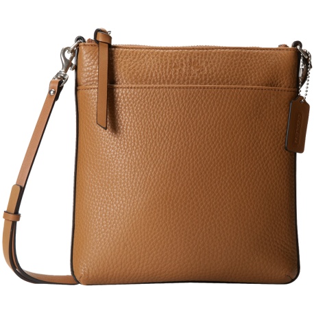 COACH Bleecker Pebbled Leather North-South Swingpack