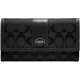 COACH Legacy Printed Signature Check Book Wallet