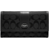 COACH Legacy Printed Signature Check Book Wallet