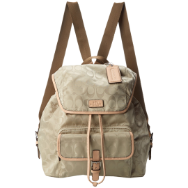 COACH Signature Nylon Backpack